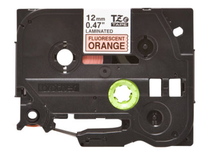 BROTHER P-Touch TZE-B31 black on neon orange 12mm TZEB31
