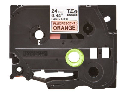 BROTHER P-Touch TZE-B51 black on neon orange 24mm TZEB51