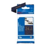BROTHER P-Touch 24mm dark blue/gold ribbon tape TZERN54