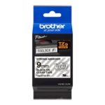 BROTHER P-Touch TZE-S121 black on clear 9mm strong adhesive TZES121