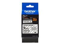 BROTHER P-Touch TZE-S121 black on clear 9mm strong adhesive TZES121