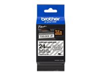 BROTHER P-Touch TZE-S151 black on clear 24mm strong adhesive TZES151