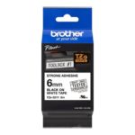 BROTHER P-Touch TZE-S211 black on white 6mm strong adhesive TZES211