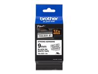 BROTHER P-Touch TZE-S221 black on white 9mm strong adhesive TZES221