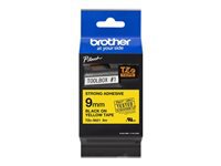 BROTHER P-Touch TZE-S621 black on yellow 9mm strong adhesive TZES621