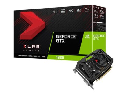 PNY GeForce GTX 1660 6GB XLR8 Gaming OC, PNY GeForce GTX 1660 6GB XLR8 Gaming Overclocked Edition 6GB GDDR5 PCI Express 3.0 x16 VCG16606SFPPB-O