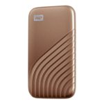 WD My Passport SSD 500GB Gold, WD My Passport SSD 500GB, Gold , Cross Compatible, USB 3.2 Gen-2 and USB-C, 1050MB/s Read, 1000MB/s Write, PC & Mac Compatiable WDBAGF5000AGD-WESN