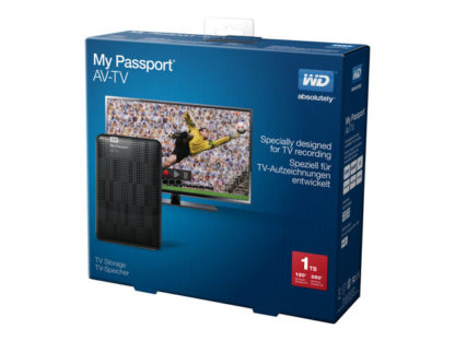 WD My Passport TV Storage 1TB, WD My Passport TV Storage 1TB, 2.5 inch, 3.0 USB WDBHDK0010BBK-EESN