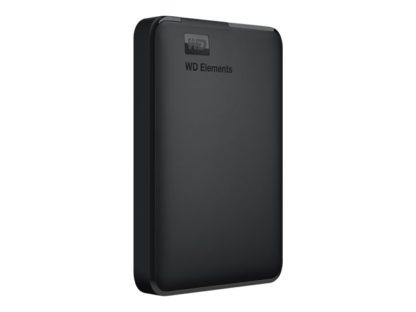 Western Digital Externe Festplatte WD Elements Portable 1 TB, Stromversorgung: Per Datenkabel, Speicherkapazität: 1 TB, Speicherverschlüsselung: Keine, Detailfarbe: Schwarz, Dateisystem: NTFS (Windows), Schnittstellen: USB 3.0 WDBUZG0010BBK-WESN