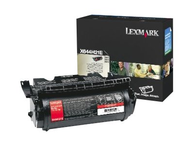 LEXMARK X644e X646dte toner cartridge black high yield 21.000 pages 1-pack X644H21E