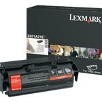 LEXMARK X651 X652 X654 X656 X658 toner cartridge black standard capacity 7.000 pages 1-pack X651A21E