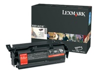 LEXMARK X651 X652 X654 X656 X658 toner cartridge black standard capacity 7.000 pages 1-pack X651A21E