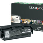 LEXMARK X651, X652, X654, X656, X658, Toner black high Capacity 25.000 pages return X651H11E