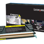 LEXMARK X746 X748 7K toner cartridge yellow standard capacity 7.000 pages 1-pack X746A2YG