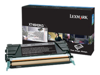 LEXMARK X746 X748 toner cartridge black high capacity 12.000 pages 1-pack X746H2KG