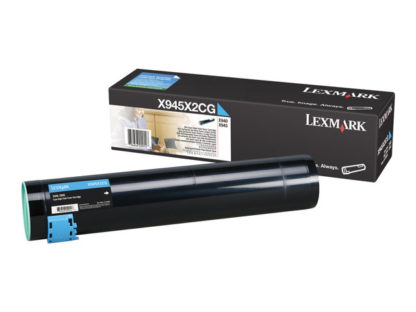 LEXMARK X940e, X945e Toner cyan Std Capacity 22.000 pages X945X2CG
