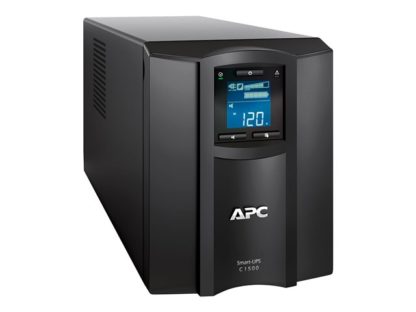 APC Smart-UPS C 1500VA LCD 230V Tower, 7.5min Runtime 900W with SmartConnect SMC1500IC
