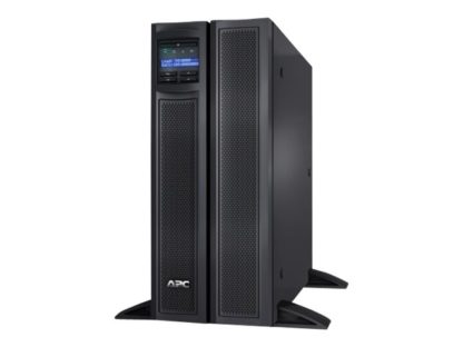 APC Smart-UPS X 2200VA Short-Depth LCD 230V Tower/Rack with Networkcard, Extended runtime model, 10min 1900W, 4U SMX2200HVNC