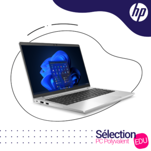 HP EliteBook 640 G9, ordinateur portable parfait pour une utilisation quotidienne lors d'études.