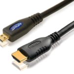 PureLink Kabel HDMI - Micro-HDMI (HDMI-D), 1 m, Kabeltyp: Anschlusskabel, Videoanschluss Seite A: HDMI, Videoanschluss Seite B: Micro-HDMI (HDMI-D), Detailfarbe: Schwarz, Kabellänge: 1 m X-HC055-010E